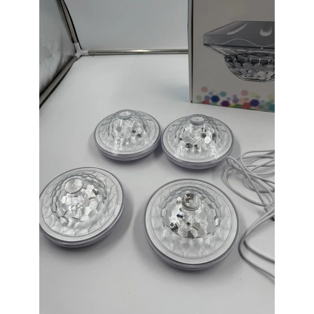 Floating Pool Lights, Lights for Inground Pools with 6 Dynamic 4 Pack No Remote